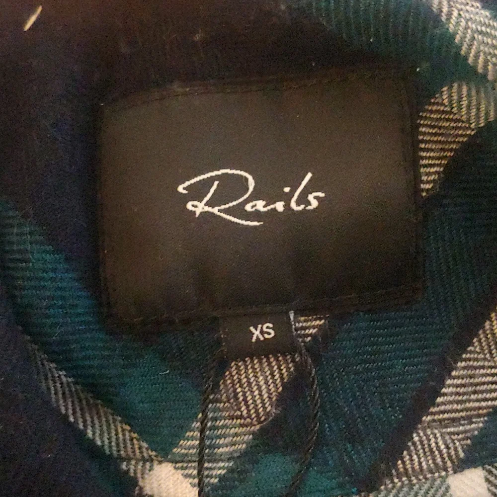 Rails Hunter Spruce And Teal Plaid Button-Down Shirt - Picture 2 of 8
